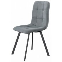 Стул на металлокаркасе Bruk gray / black