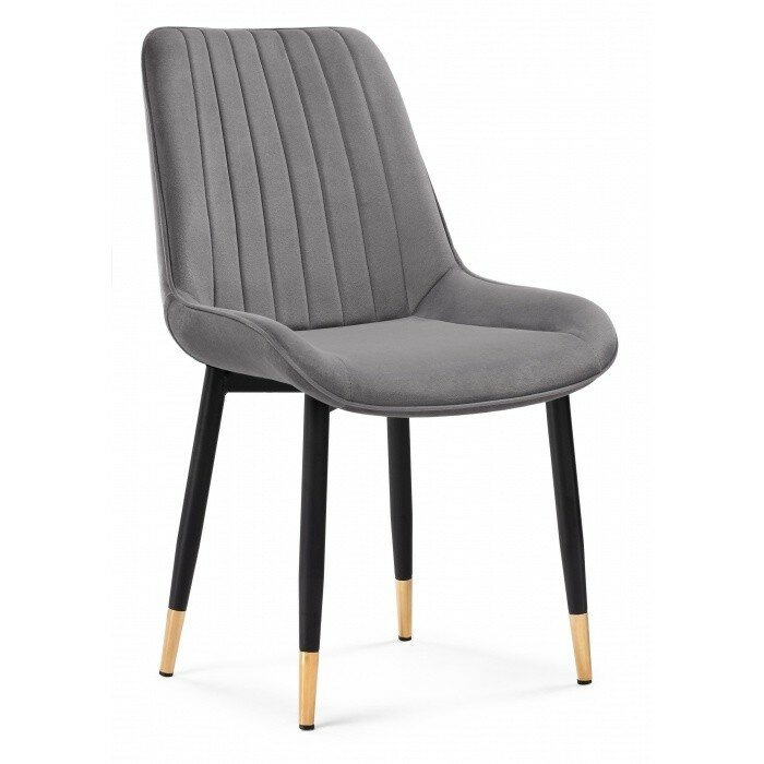 Стул на металлокаркасе Seda 1 dark gray / gold / black Стул на металлокаркасе Seda 1 dark gray / gold / black