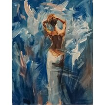 Картина &quot;Девушка&quot;, размер 35*45