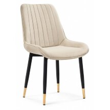 Стул на металлокаркасе Seda-1 beige / gold / black