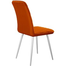 Стул DikLine 205 B17 TERRACOTTA /ножки белые