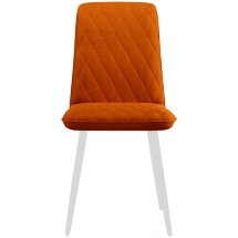 Стул DikLine 205 B17 TERRACOTTA /ножки белые