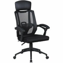 Кресло офисное BRABIX &quot;Nexus ER-401&quot;, с подголовником, черное, 531835