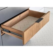Комод Бери дуб крафт золотой / графит