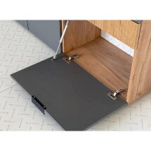 Комод Бери дуб крафт золотой / графит
