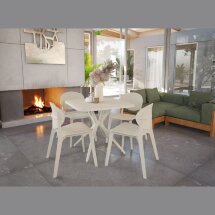 Пластиковый стул Sheffilton SHT-S111-P бежевый