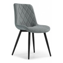 Стул на металлокаркасе Fox gray / black