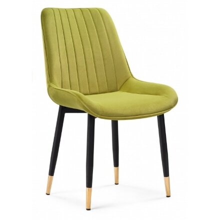 Стул на металлокаркасе Seda-1 khaki / gold / black 