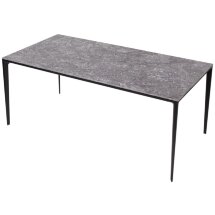 Стол NOTO 180 GLOSS STARLIGHT BLACK SOLID CERAMIC/ BLACK М-City