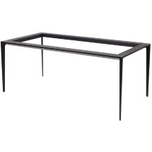 Стол NOTO 180 GLOSS STARLIGHT BLACK SOLID CERAMIC/ BLACK М-City