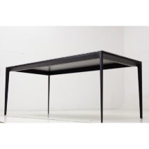 Стол NOTO 180 GLOSS STARLIGHT BLACK SOLID CERAMIC/ BLACK М-City