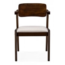 Стул деревянный Velma dirty oak / light beige