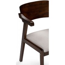Стул деревянный Velma dirty oak / light beige