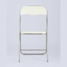 Стул складной Stool Group Джек бежевый механизм складывания экокожа хром