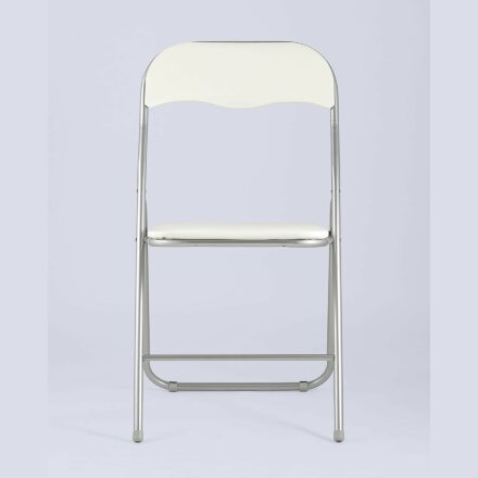 Стул складной Stool Group Джек бежевый механизм складывания экокожа хром 
