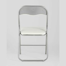 Стул складной Stool Group Джек бежевый механизм складывания экокожа хром