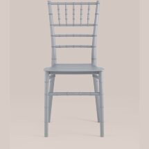 Стул Chiavari (Кьявари) пластик серебряный