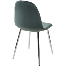 Стул PESCARA UF910-14 DARK GREEN, велюр  М-City