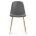 Стул на металлокаркасе Dabl dark gray / gold 