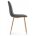 Стул на металлокаркасе Dabl dark gray / gold 