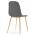 Стул на металлокаркасе Dabl dark gray / gold 