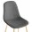 Стул на металлокаркасе Dabl dark gray / gold 
