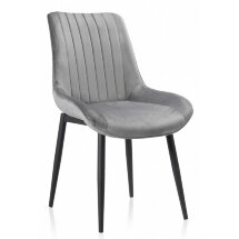 Стул на металлокаркасе Seda light gray