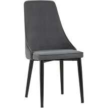 Стул Stool Group Ларго велюр тёмно-серый