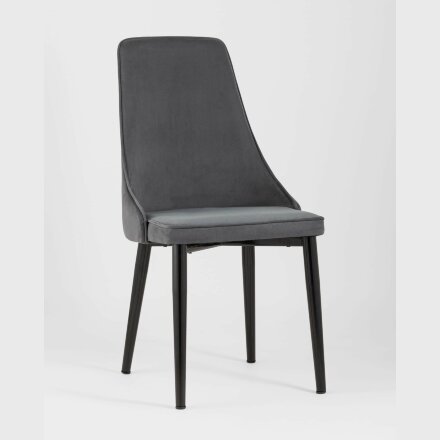 Стул Stool Group Ларго велюр тёмно-серый 