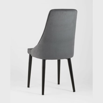 Стул Stool Group Ларго велюр тёмно-серый 