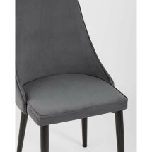 Стул Stool Group Ларго велюр тёмно-серый