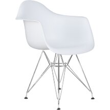 Стул LMZL-PP620B белый
