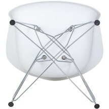 Стул LMZL-PP620B белый