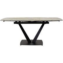 Стол ALATRI 120 GLOSS ATHENS BROWN SOLID CERAMIC / BLACK М-City