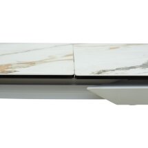 Стол CREMONA 160 KL-188 Контрастный мрамор / белый каркас, ®DISAUR