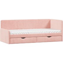 Гарвард Диван-кровать 900 Белый/Светло-розовый (UNI IDEA 1031)