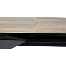 Стол CREMONA 180 KL-61 Под дерево, итальянская керамика / черный каркас, ®DISAUR