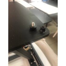 Стол ALATRI 120 MATT BLACK MARBLE SINTERED STONE / BLACK М-City