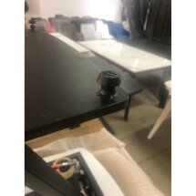 Стол ALATRI 120 MATT BLACK MARBLE SINTERED STONE / BLACK М-City