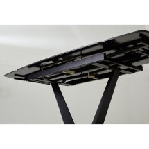 Стол ALATRI 120 MATT BLACK MARBLE SINTERED STONE / BLACK М-City