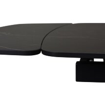 Стол ALATRI 120 MATT BLACK MARBLE SINTERED STONE / BLACK М-City