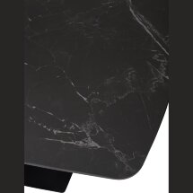 Стол ALATRI 120 MATT BLACK MARBLE SINTERED STONE / BLACK М-City