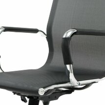 Кресло офисное BRABIX &quot;Line EX-530&quot;, хром, сетка, черное, 531846