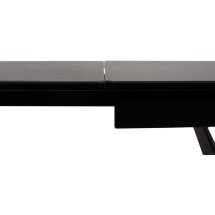 Стол RIETI 200 NERO KL-116 Черный мрамор матовый, итальянская керамика/ черный каркас, ®DISAUR