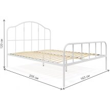 Кровать Милена 160х200 белая