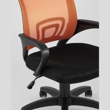 Кресло офисное TopChairs Simple оранжевое