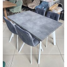 Стол BRICK M 120 Бетон Портленд/ Белый М-City