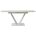 Стол ALATRI 120 GLOSS STATUARIO WHITE SOLID CERAMIC / WHITE, ®DISAUR 