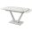 Стол ALATRI 120 GLOSS STATUARIO WHITE SOLID CERAMIC / WHITE, ®DISAUR 