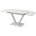Стол ALATRI 120 GLOSS STATUARIO WHITE SOLID CERAMIC / WHITE, ®DISAUR 